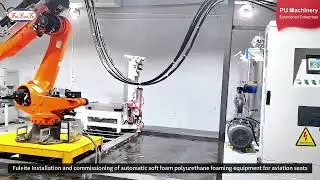 Aircraft seats-pu machine