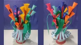 How to Make Paper Stick Flower | DIY | Kwik Crafts