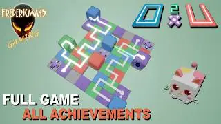 OxU 2 FULL GAME Walkthrough / All Achievements 100% (Minimalistic 3d Puzzle Game by Quiet River)