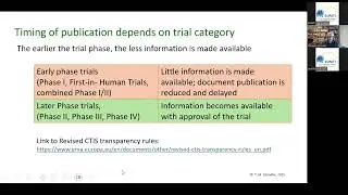 EUPATI Webinar: Exploring the Clinical Trials Information System CTIS Public Portal