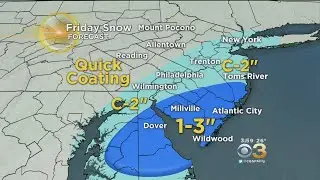 WEATHER ALERT: Snow Hitting The Philadelphia Region