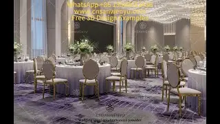 Transform Your Event Vision &mdash; Free 3D Design Service by CNSANWENYU ✨🎨#wedding #hotelfurniture