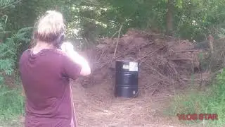 Just a little fun on the Wilson home gun range.
