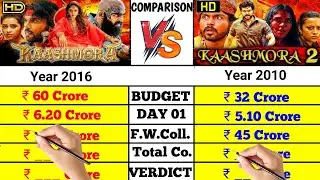 Tamil movies Kaashmora movie vs Kaashmora 2 movie box office collection comparison।।