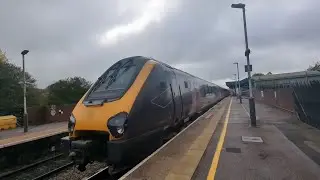 CROSS COUNTRY HIGH SPEED TRAINS AT CHESTERFIELD RAILWAY STATION, UK