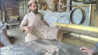 Sawmill Wood Cutting |Log Cutting Very Smoothly |Wood Work