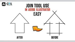 How to use the Join Tool in Adobe Illustrator | Join two Points or Paths | Illustrator Tutorial