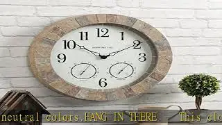 FirsTime & Co. Sandstone Outdoor Clock, 18