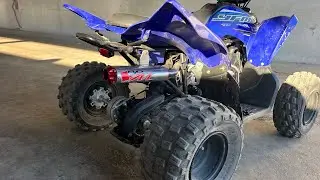 Yamaha Raptor 90 -2022y. - Big Gub Exhaust  Upgrade😋💪🔊🔊🔊🔊