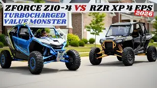 Решающее состязание четырехместных внедорожников! | CFMoto ZForce Z10-4 2026 года против Polaris ...