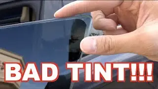 HOW TO SPOT A BAD TINT JOB