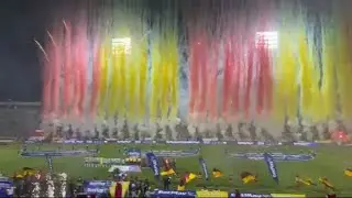 Salida Revolución vinotinto sur final Liga betplay dimayor 2025_2 Junior 1-0 tolima