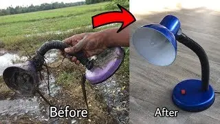 Rusty Table Lamp Restoration | Old Table Lamp Restoration And Repair