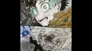 How to Draw Deku and Bakugo #anime #mha #drawing
