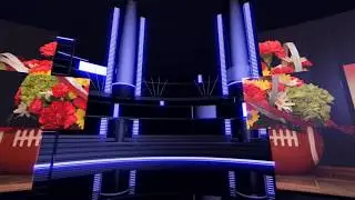 Super Bowl Floral Art