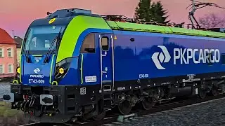 NEWAG DRAGON 2 ET43-009 🔵🟢 PKP CARGO🔹Zabrzeg🔹➡️ ZEBRZYDOWICE