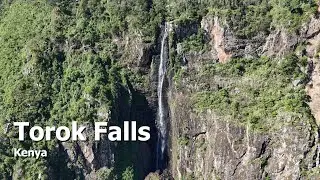 Amazing Torok Falls in Elgeyo-Marakwet County, Kenya