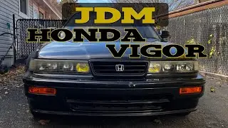 RARE Just Imported 1992 JDM Honda Vigor Walk-Around & Light Restoration
