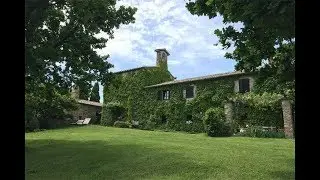 Ancient Abbey with Medieval Tower in Orvieto, Terni, Italy
