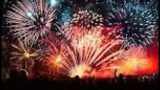 Christmas firework show