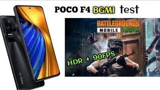 POCO F4 BGMI test HDR + extreme = 90fps..?
