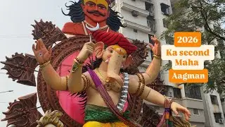 Mumbai’s Famous Carter Road Cha Raja 2026 | second Ganpati Aagman Utsav  #ganeshchaturthi 