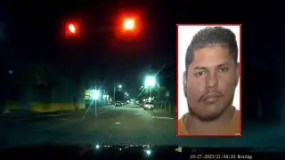 Hit & Run Chase Caught on Dash Cam in Miami | Passenger Jumped out the Car! 10/27/23