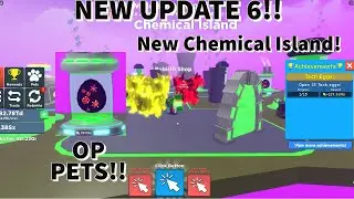 NEW UPDATE 6 IN CLICKER SIMULATOR!! Chemical Island!!