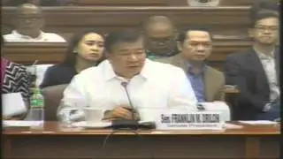 Senator Franklin Drillon On Mamasapano Inquest p8 2016