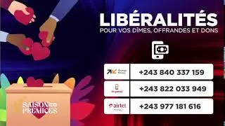 SAISON DES PREMICES 2026 || MARDI 20.01.2026|| SESSION MATIN