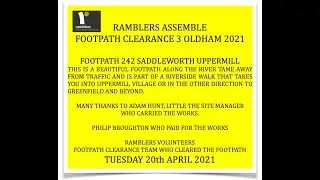 SADDLEWORTH FP242 UPPERMILL IS NOW OPEN