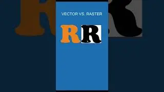 Vector vs Raster know the difference #adobeillustrator #adobephotoshop