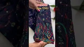 @meesho designer embroidary strechable blouse from ₹150/-|| comfort & stylish||#shorts #shortsviral