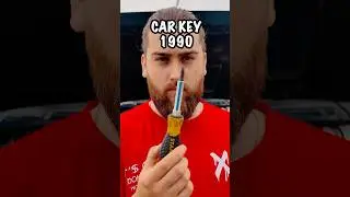 What Year Are You? The Evolution of Car Keys Over Time! #car #Carlovers