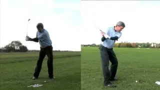 Minimalist Golf Swing - Same plane. Easiest most powerful golf swing.