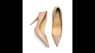 2021 PINK LEATHER PUMPS WOMEN'S SHOES STILETTO HEELS /  NICEPAIRS