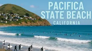 Happiness comes in WAVES | Pacifica State Beach, California #california #beach #surfers #pacifica