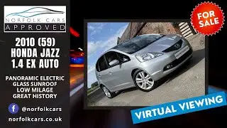 Honda Jazz 1.4 EX Auto 2010 года продается в Norfolk Cars