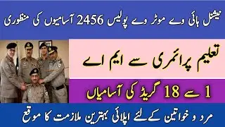 National highway motorway police jobs 2022|nhmp jobs 2022|nhmp application form 2022|nhmp apply onli