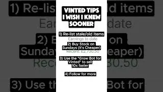 vinted tips i wish i knew sooner