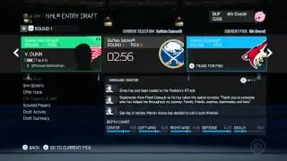 NHL 15: ENTRY DRAFT First Look *NEW* - GM Mode