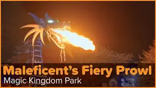 Watch Maleficent the Dragon’s Fiery Prowl at Disney After Hours Boo Bash