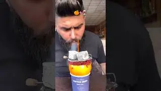 how to make amazing home made disposable glass hookah at home #homemade #orange #shortsfeed #shorts