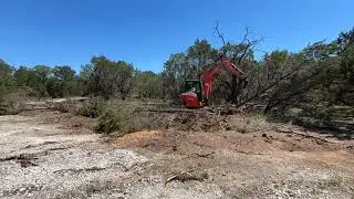 Excavation - Tree Removal Using a Ripper Tooth - Preparing a Pad Site for New Construction House