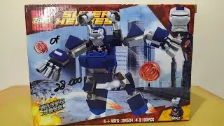 LEGO IRON MAN IRON PATRIOT MECH ZIMO ZM534-3 EXO SUIT Unofficial lego set video