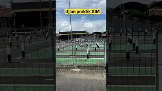 Ujian praktik Sim di polresta Samarinda #shorts #polresta #polisi