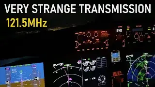 Creepy Transmission on 121.5 (International Emergency Frequency)