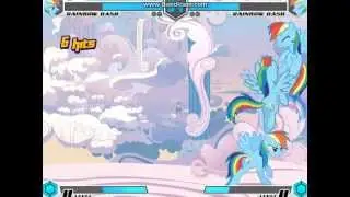 Fighting is magic a three Rainbowdash ?!