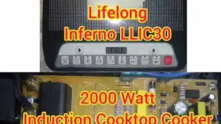 Lifelong Inferno LLIC30 2000 Watt Induction Cooktop Cooker
