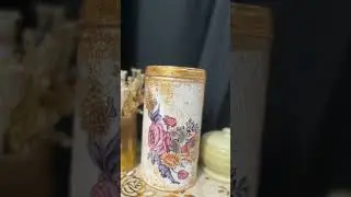 Hand paint decorative pot